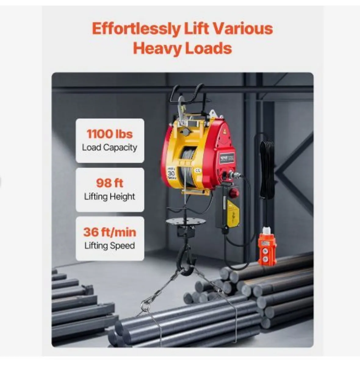 2-in-1 Electric Hoist Winch - Image 3