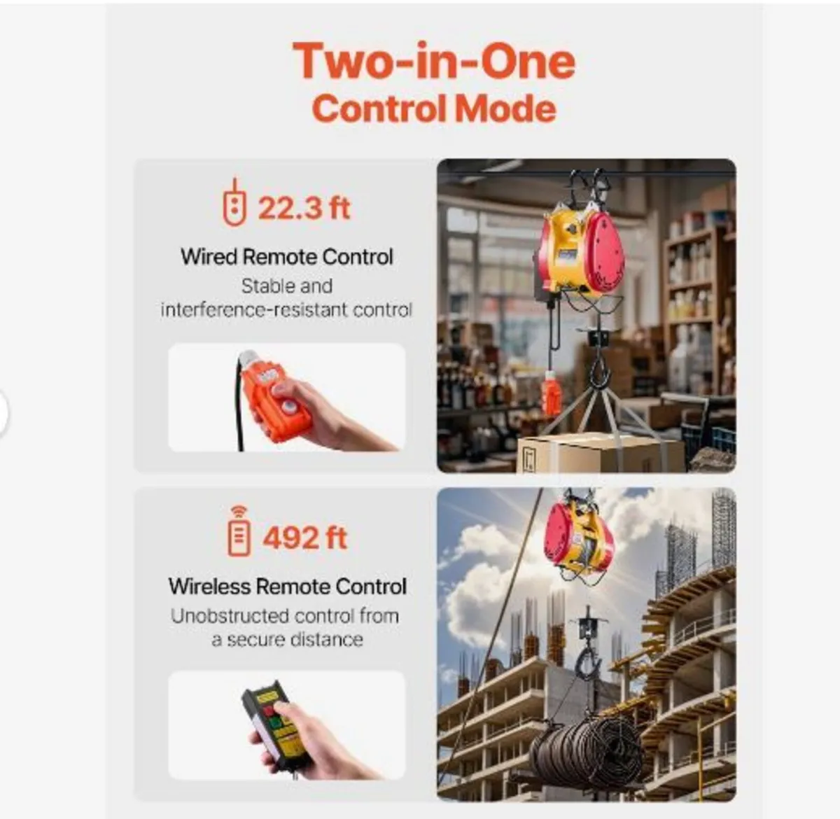 2-in-1 Electric Hoist Winch - Image 4