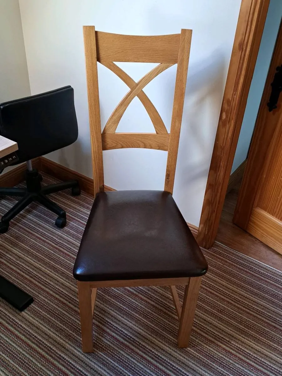 Dining room chair set of eight. - Image 1