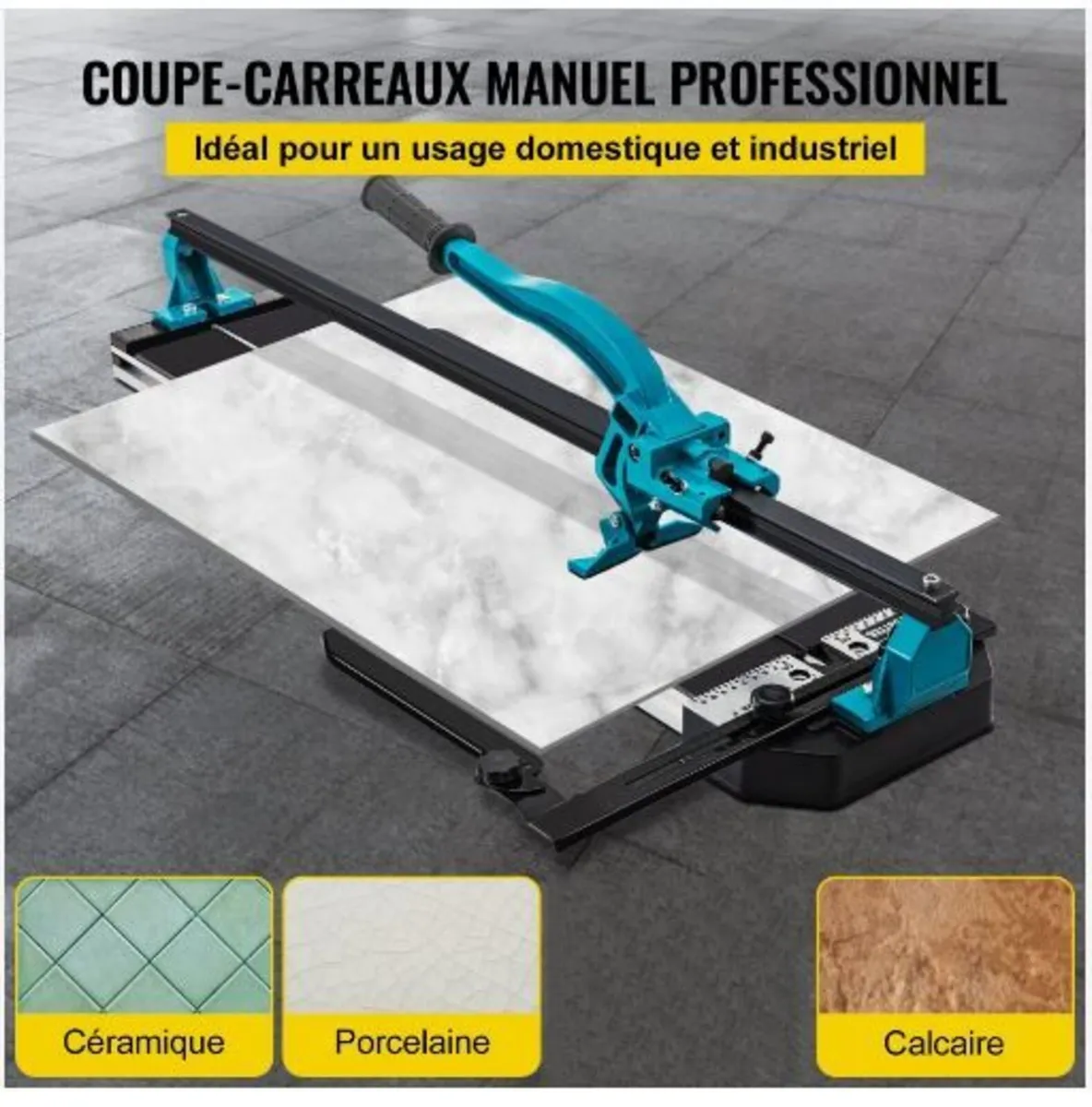 47 Inch Tile Cutter Single Rail Double Brackets - Image 2