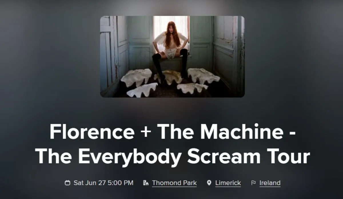 Florence and the Machine Tickets x 2