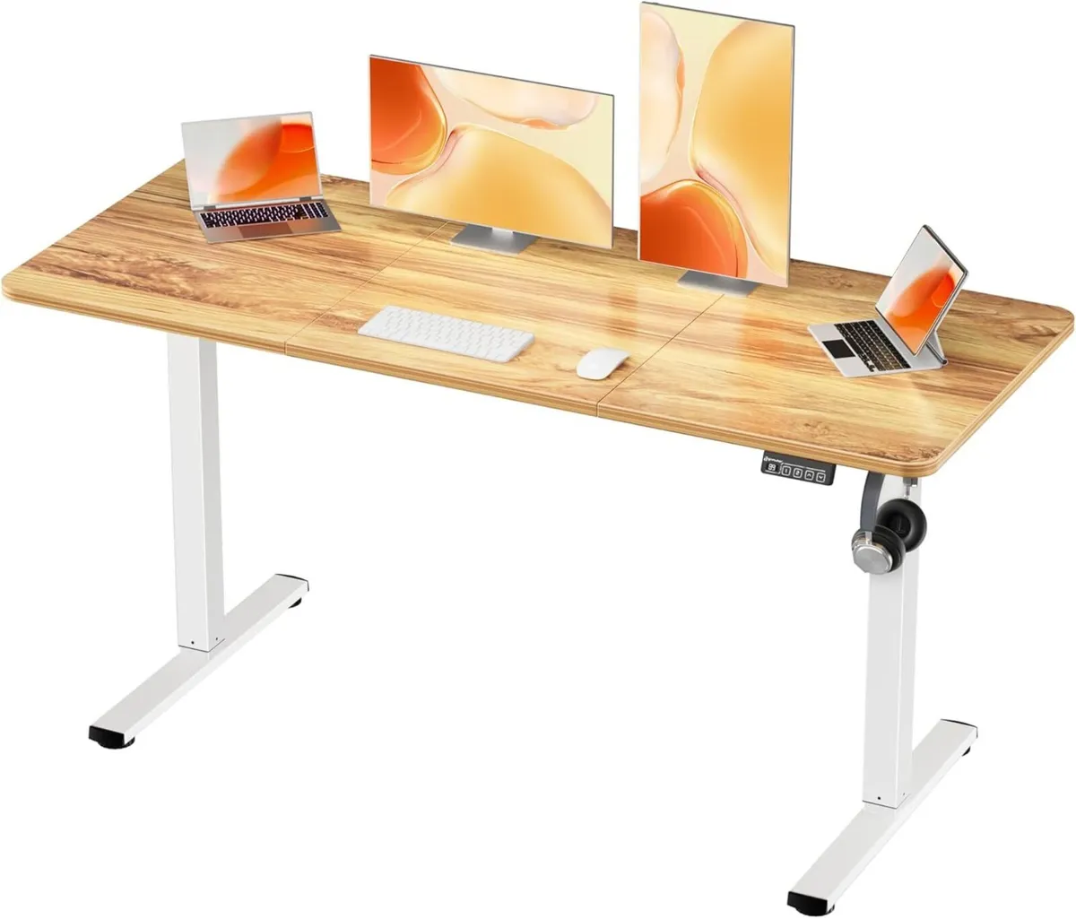Standing Desk 140x60cm Height Adjustable Stand Up - Image 1