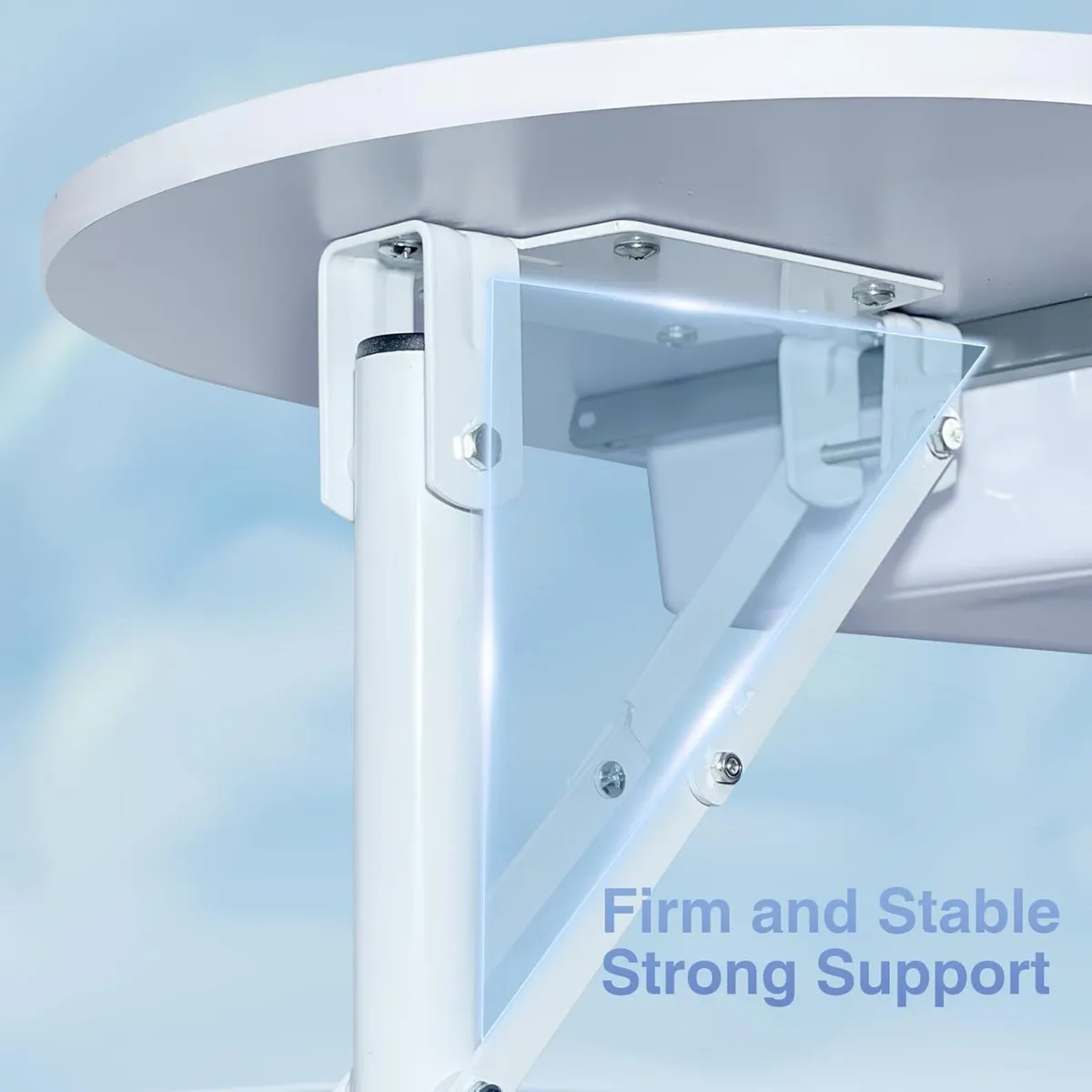 Protable Nail Desk with Drawer Foldable Manicure - Image 4