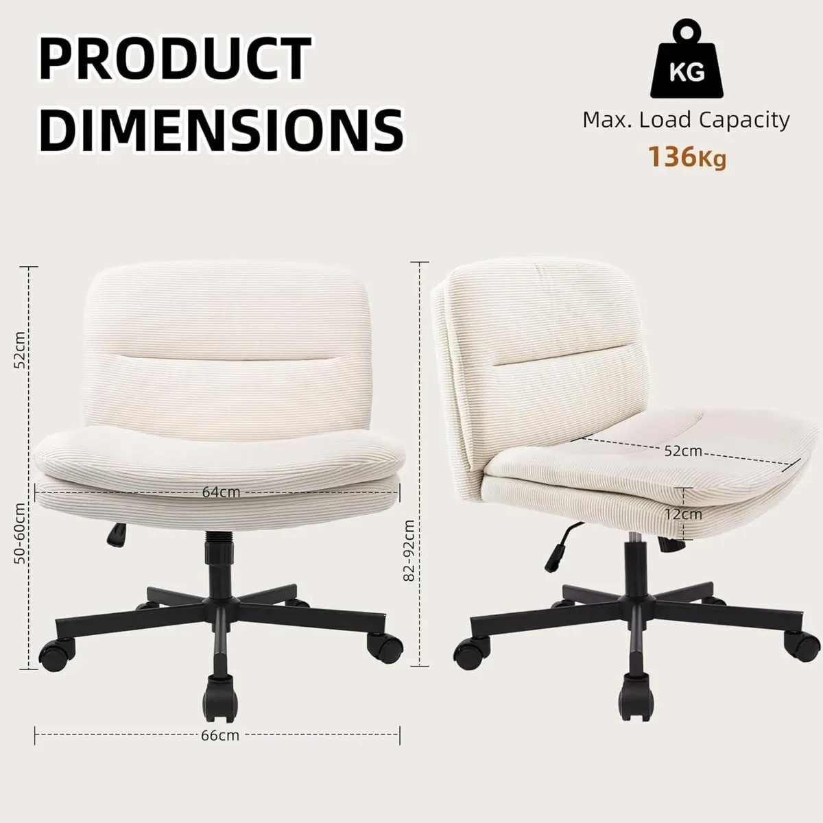 Ergonomic Office Chair Comfortable Swivel Desk - Image 3