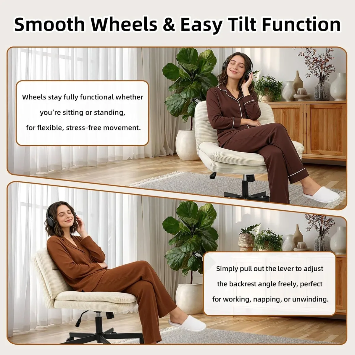 Ergonomic Office Chair Comfortable Swivel Desk - Image 4
