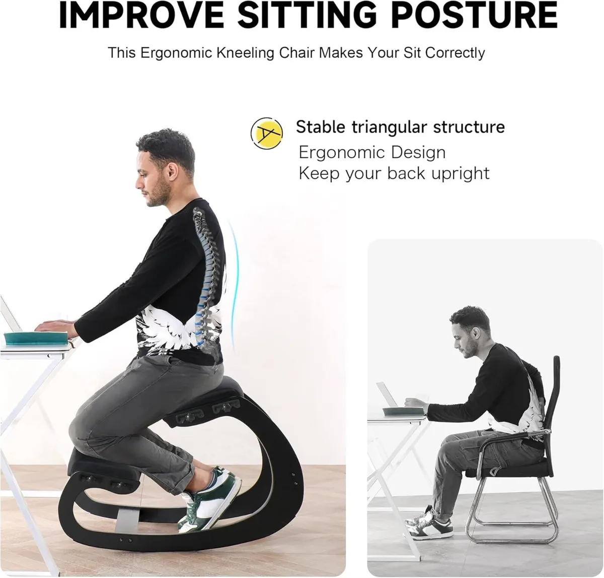 Adjustable Kneeling Chair for Home Office - Image 4