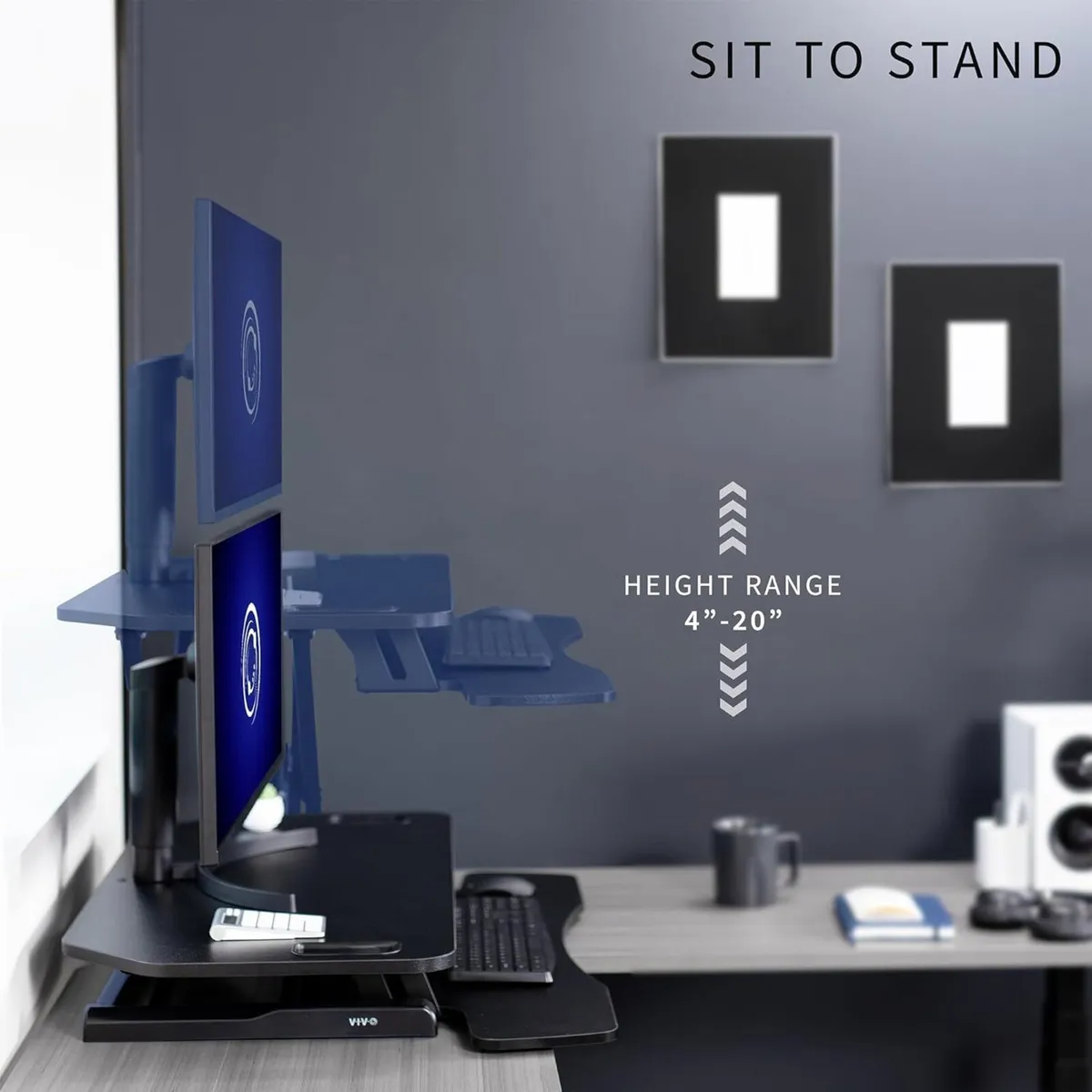 Extra Wide Corner Height Adjustable 97 cm Stand - Image 4