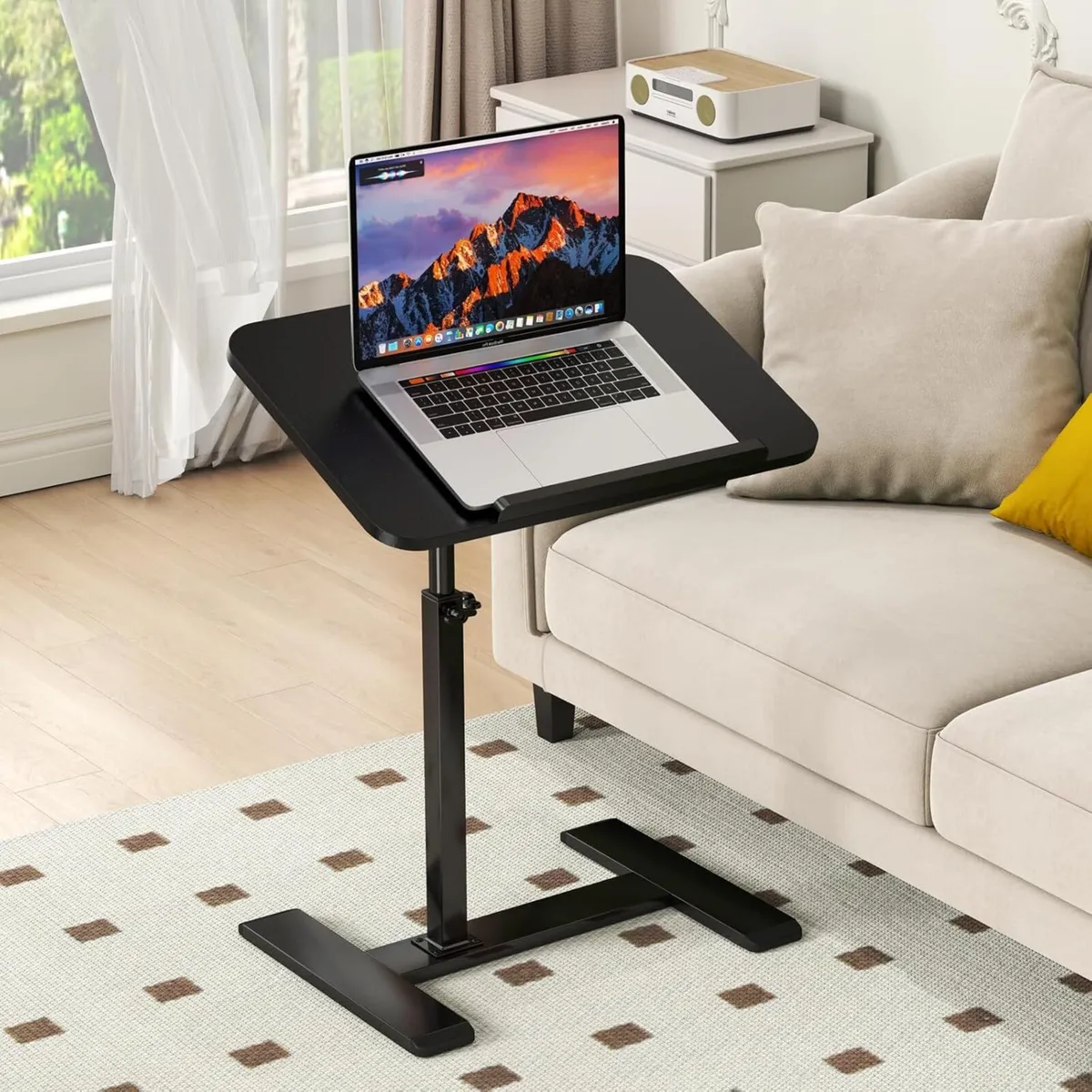 Adjustable Height C Shaped Side Table 360degreesSw - Image 1