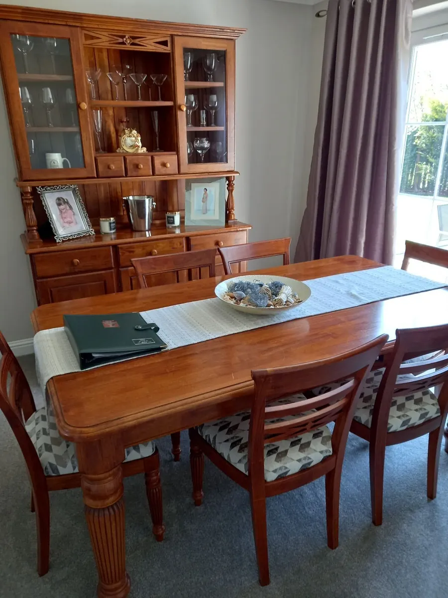 Dining Table, 6 Chairs - Image 1