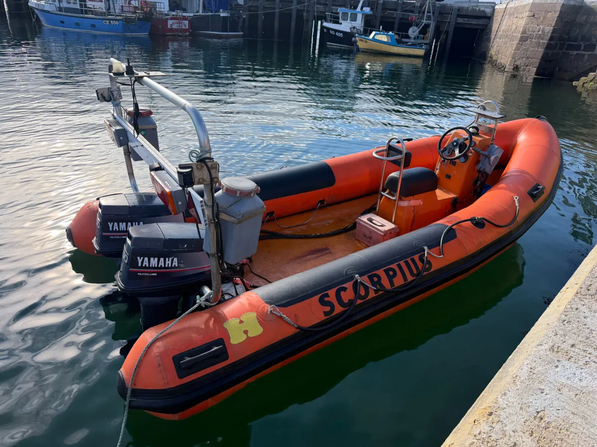 Humber 5.5m Rib twin 50hp Yamaha Autolube - Image 2