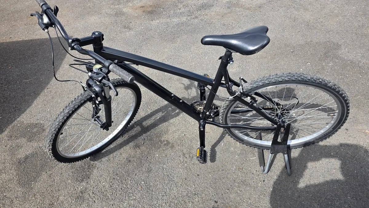 ROCKRIDER 26" Touring Mountain Bike ST 50 - Black - Image 3