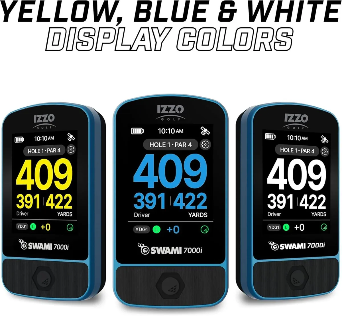 Izzo Swami 7000i Golf GPS - Blue - Image 2