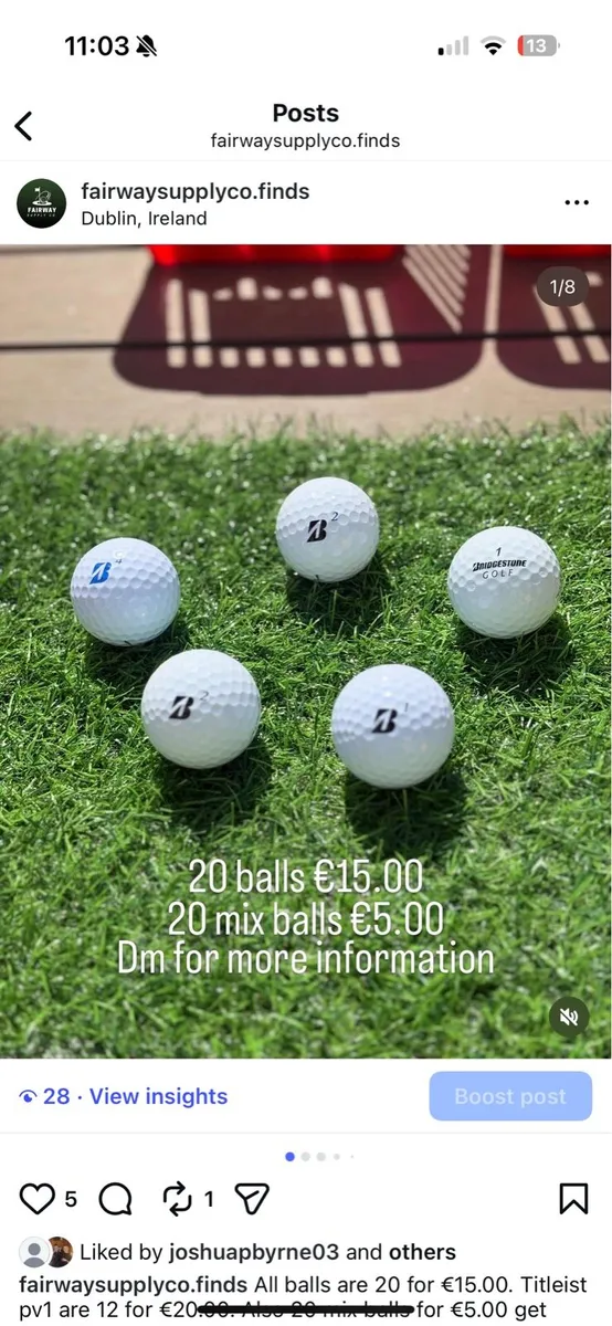 Golf balls - Image 1