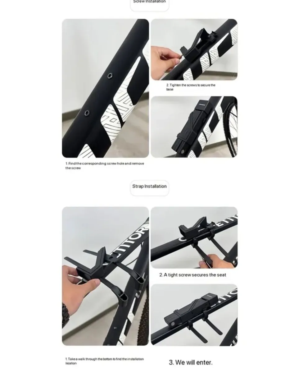 Portable Anti-Theft Zinc Alloy Folding Lock - Image 3