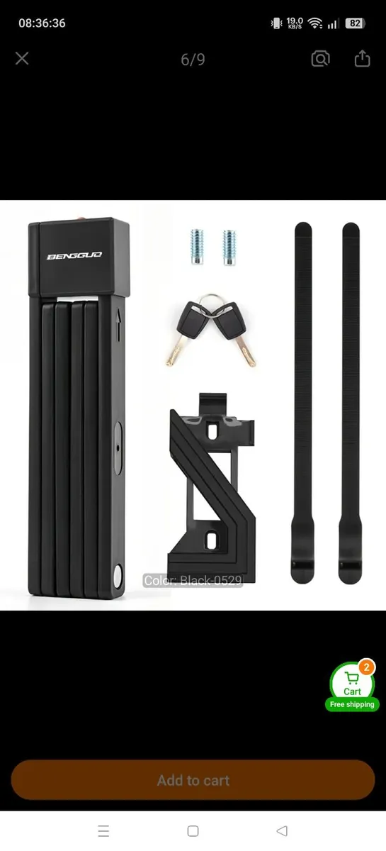 Portable Anti-Theft Zinc Alloy Folding Lock - Image 4