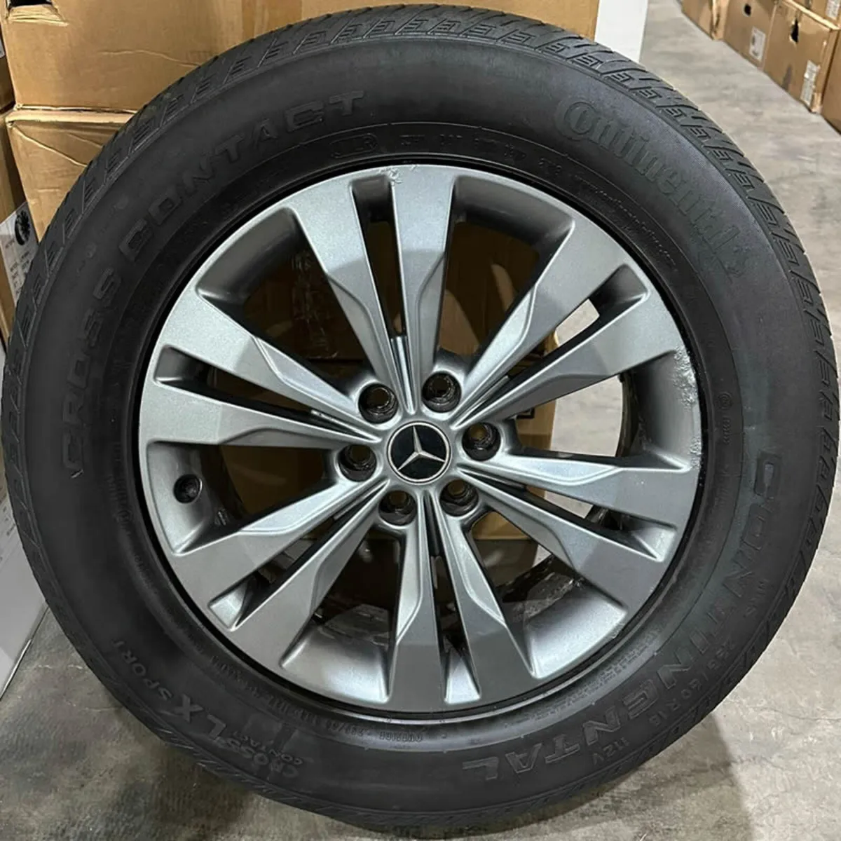 18" GENUINE MERCEDES X-CLASS ALLOYS & CONTINENTALS - Image 4