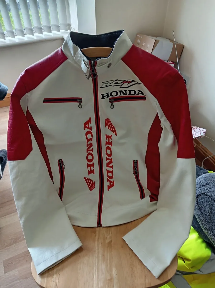 Honda leather motorcycle jacket new - Image 2