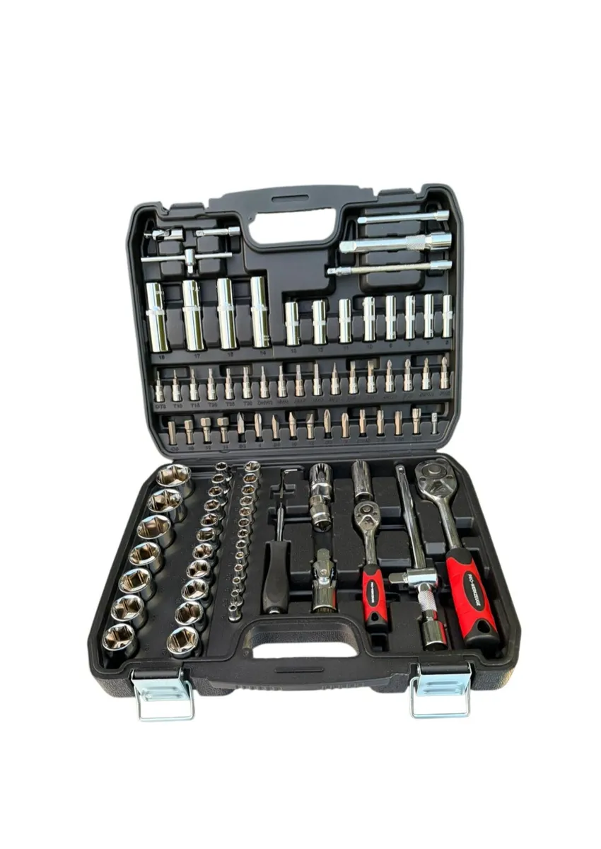 🔧 BRAND NEW 100PC SOCKET SET – 1/2″ & 1/4″ DRIVE - Image 1