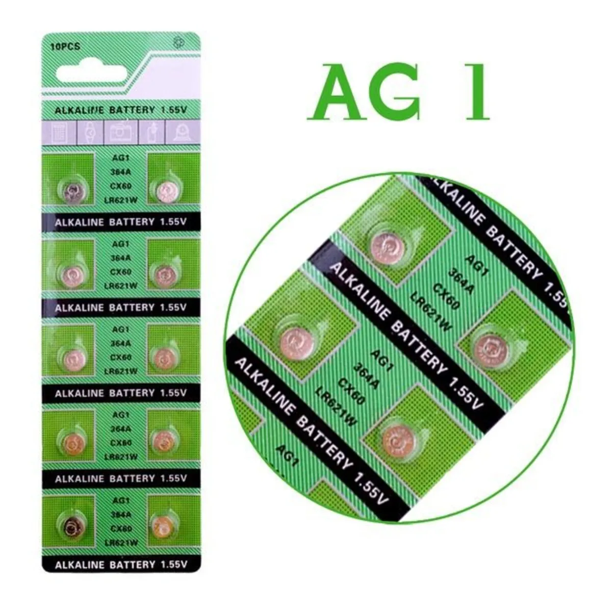 AG1 SR621SW 364 LR621 Button Cell Batteries 10 - Image 3