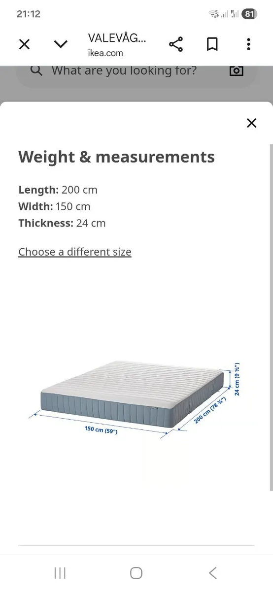 Ikea King Bed - Image 2