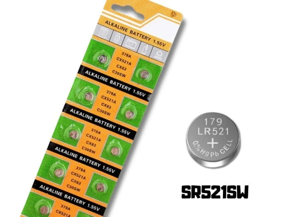 T&E AG0 LR521 379 SR521SW Battery 10PCS - Image 1