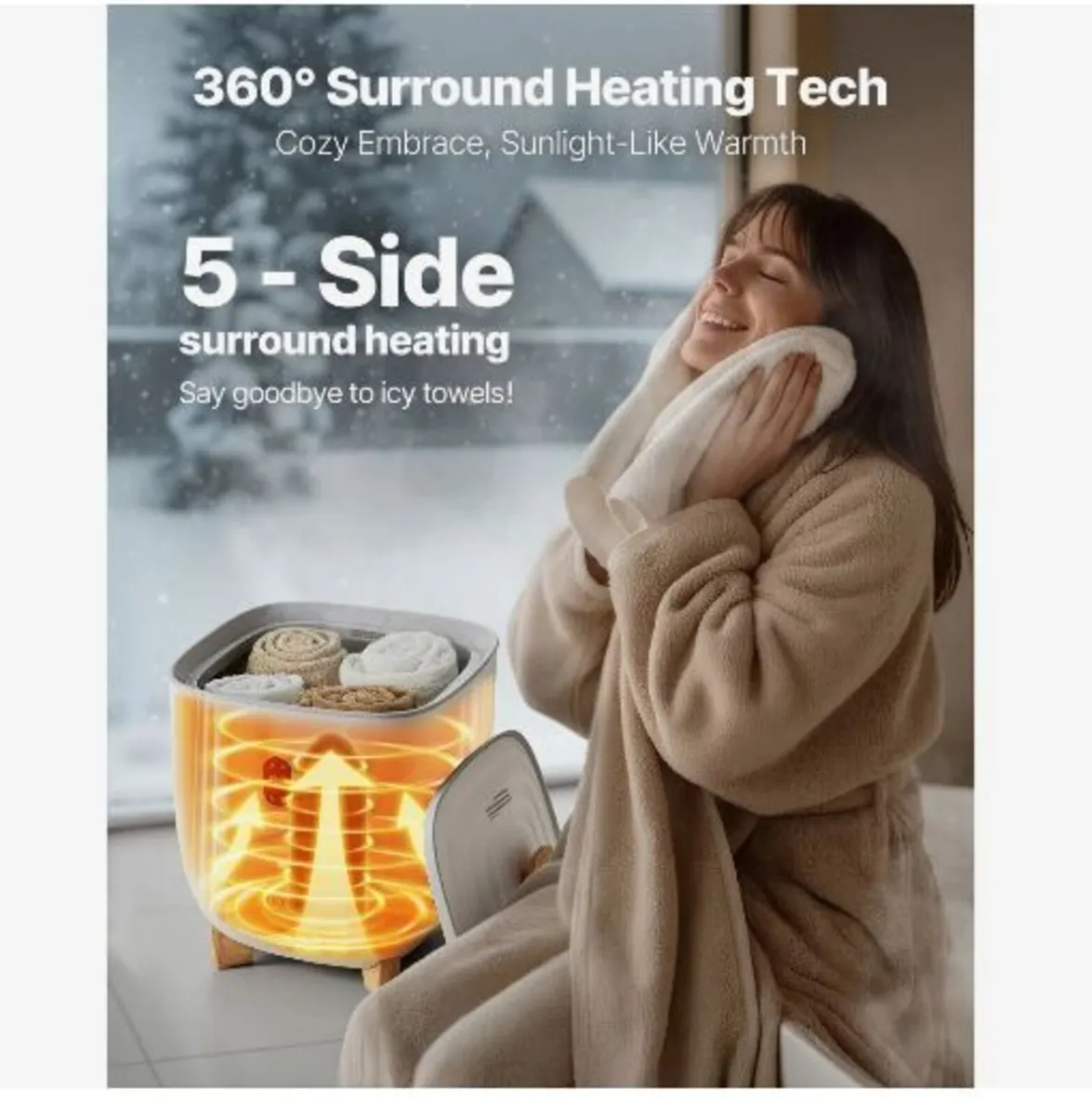 Towel Warmers for Bathroom, 25 L - Image 3
