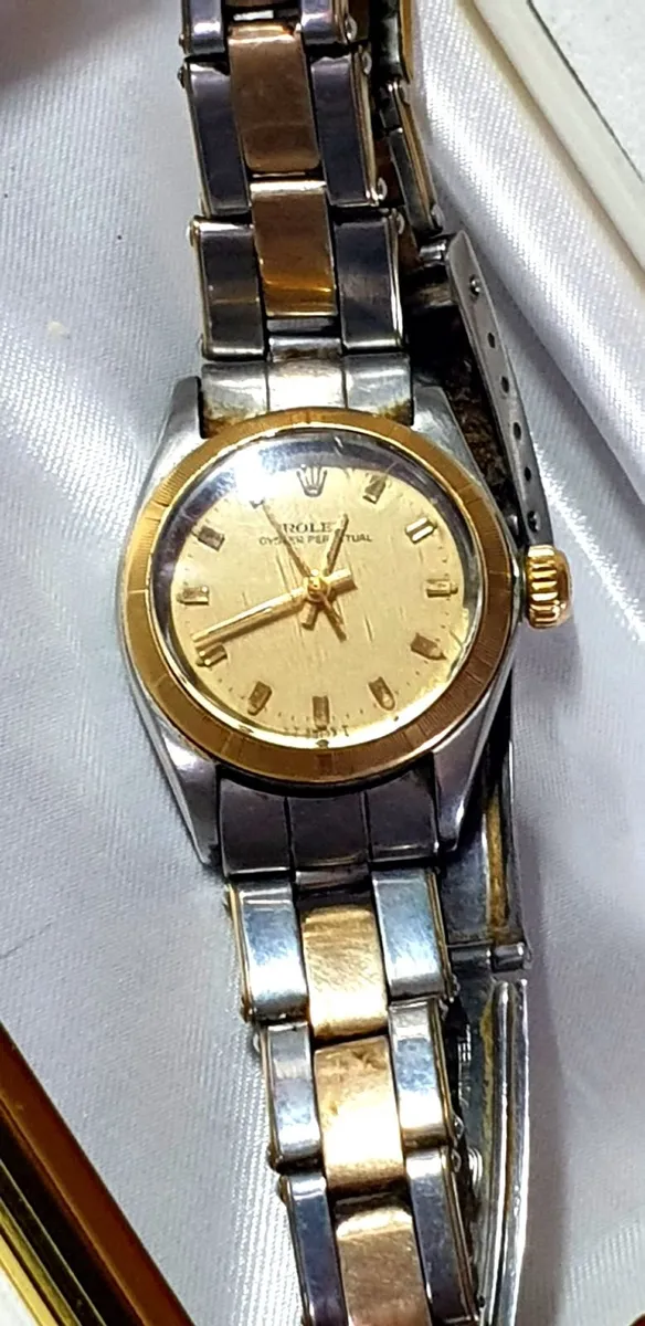 Vintage Ladies Authentic Rolex Oyster Perpetual - Image 1