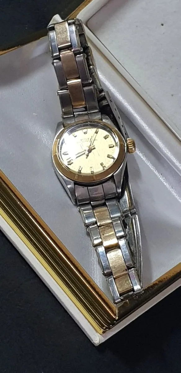 Vintage Ladies Authentic Rolex Oyster Perpetual - Image 4