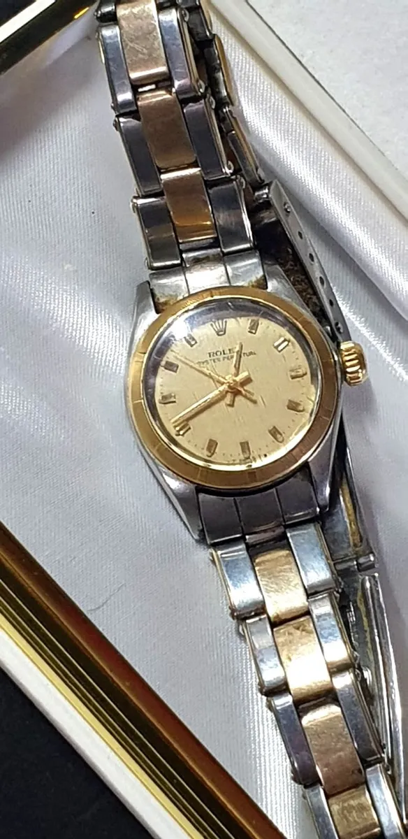 Vintage Ladies Authentic Rolex Oyster Perpetual - Image 2
