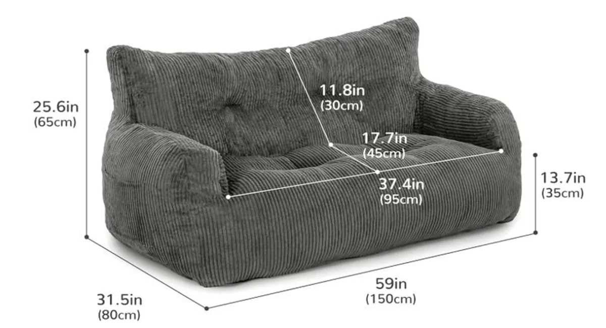 Pamadic Bean bag sofa. - Image 3