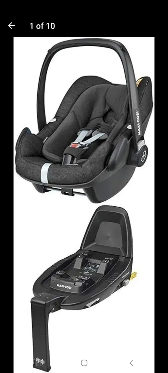 Maxi cosi 2wayfix with maxi cosi car seat - Image 2