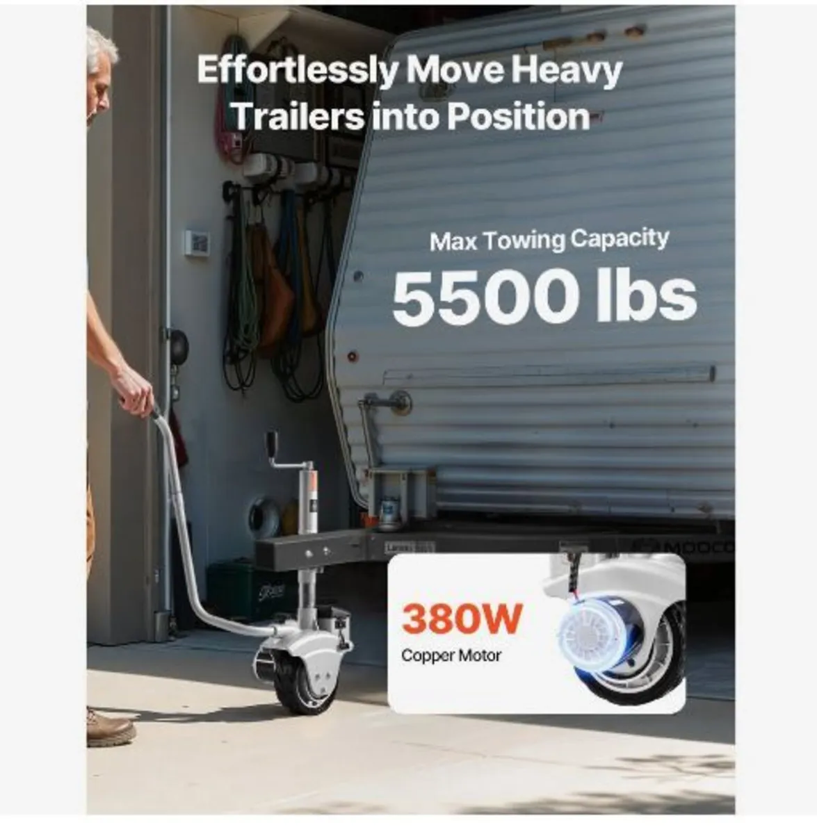 Electric Trailer Dolly, 2.5 T Towing Capacity - Image 2