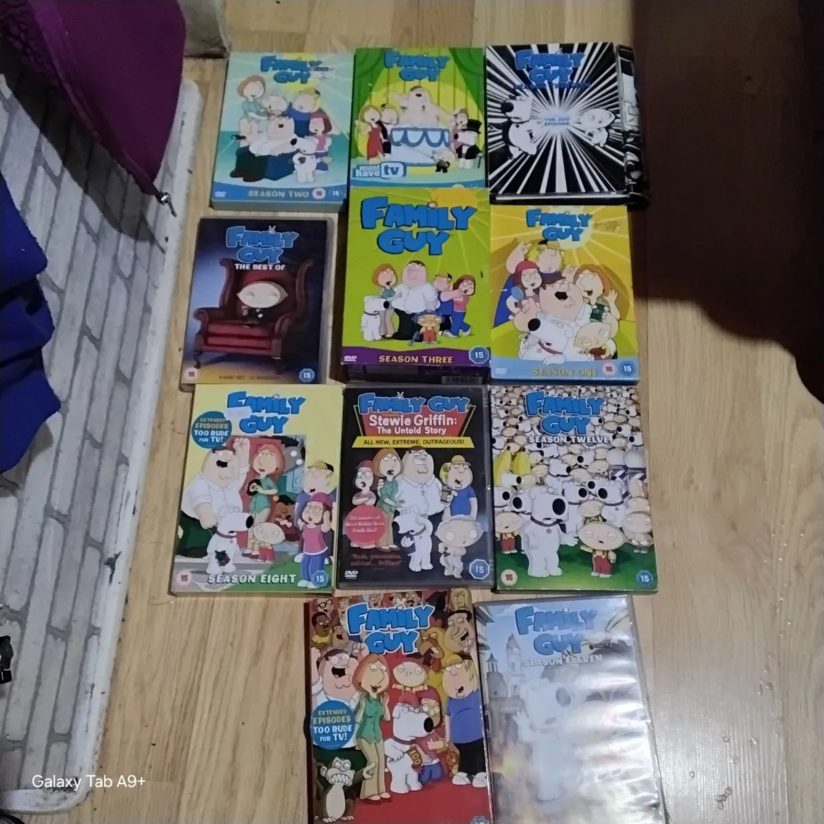 Family guy dvds