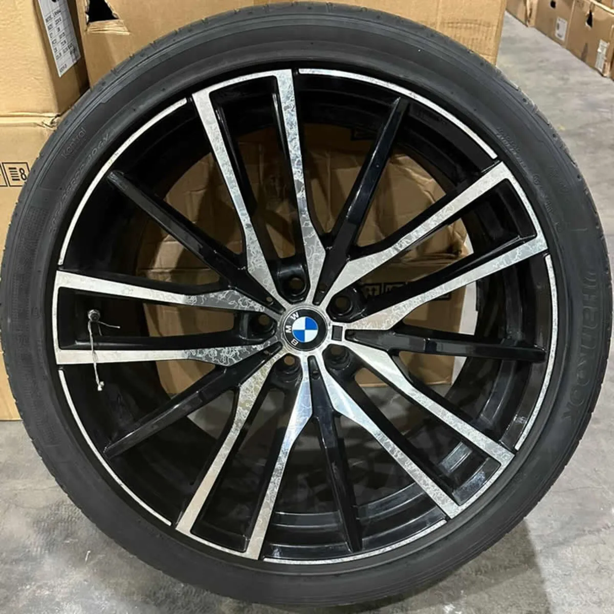 22" G05 M50D STYLE ALLOY WHEELS & TYRES 5x112 - Image 2