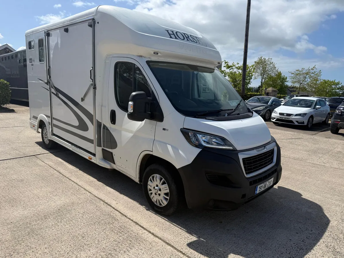 2019 Peugeot Boxer -2 Stall Equitrek Horse - Image 1