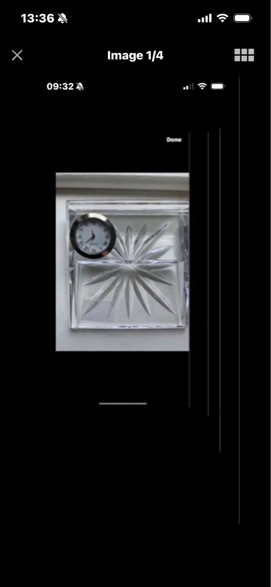 Waterford Crystal Desk Clock - Image 1