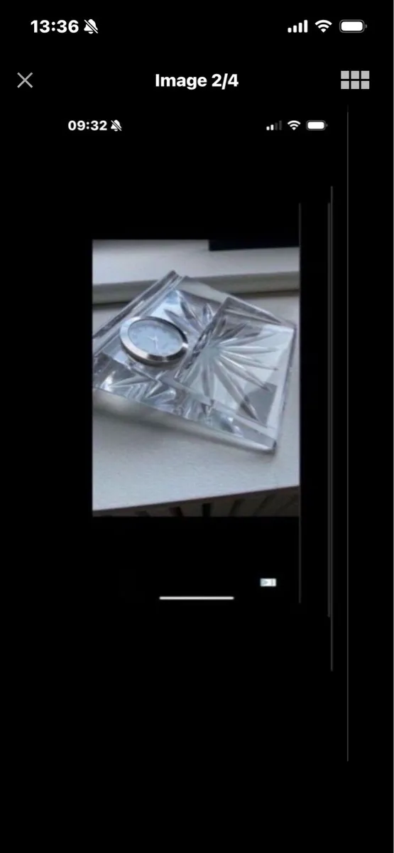 Waterford Crystal Desk Clock - Image 2