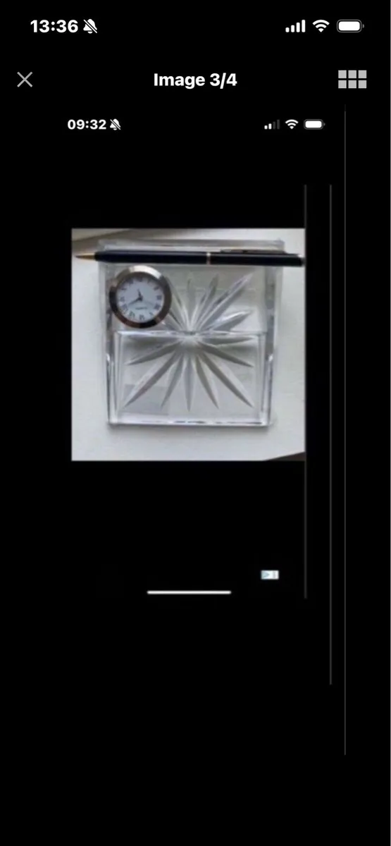 Waterford Crystal Desk Clock - Image 3
