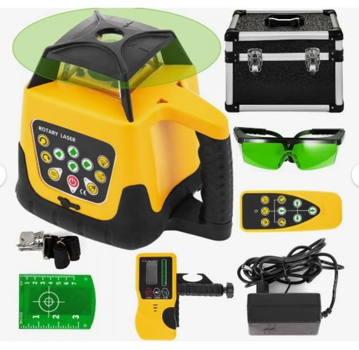 Rotary Laser Level Green Beam 500m - Image 4