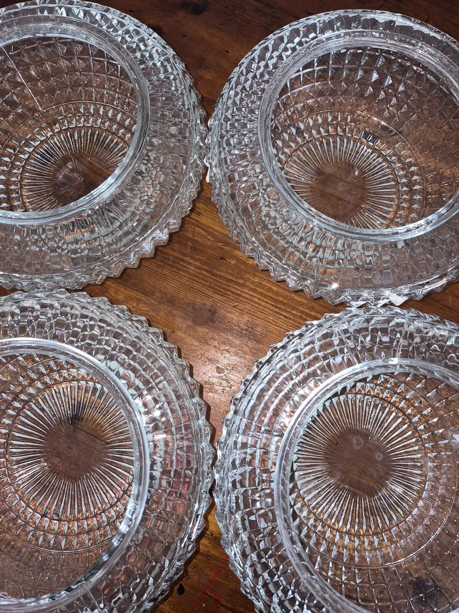 Vintage glass light ceiling shades - Image 3