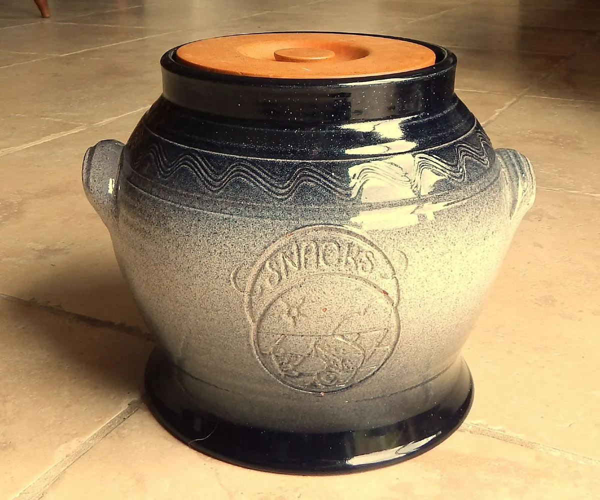 Large Carley’s Bridge Potteries Storage Jar - Image 1
