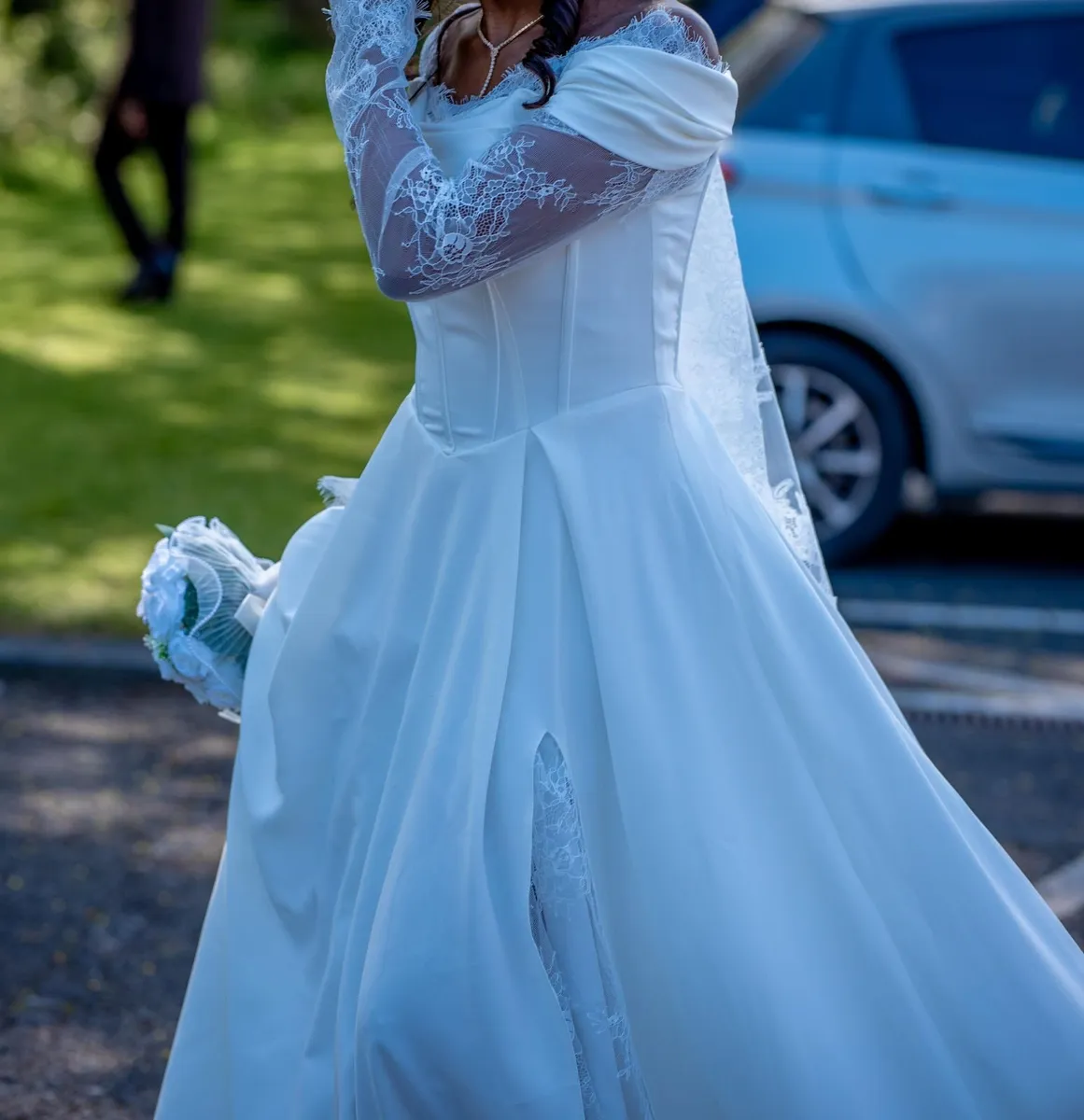 Custom-Made Wedding Dress - Image 1