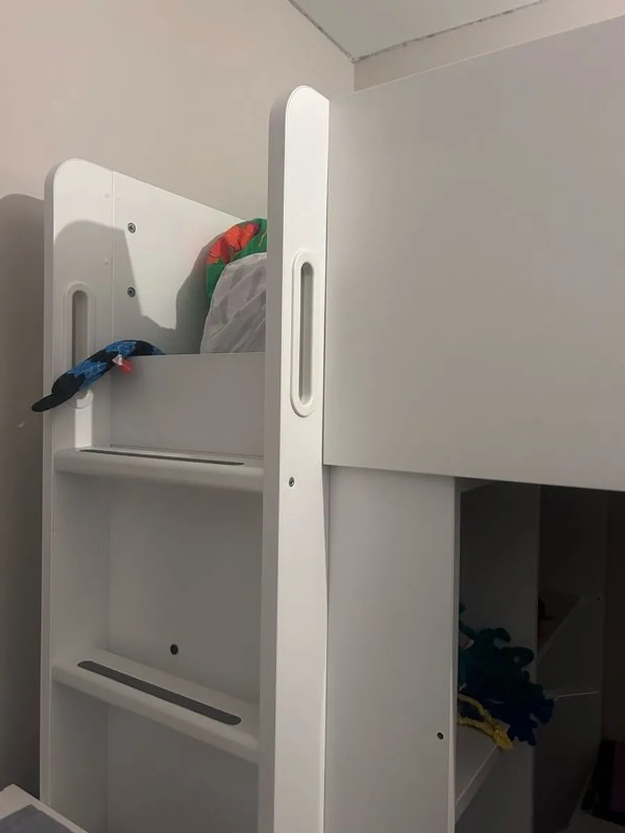 SMASTAD Ikea bunk bed with desk and wardrobe - Image 2