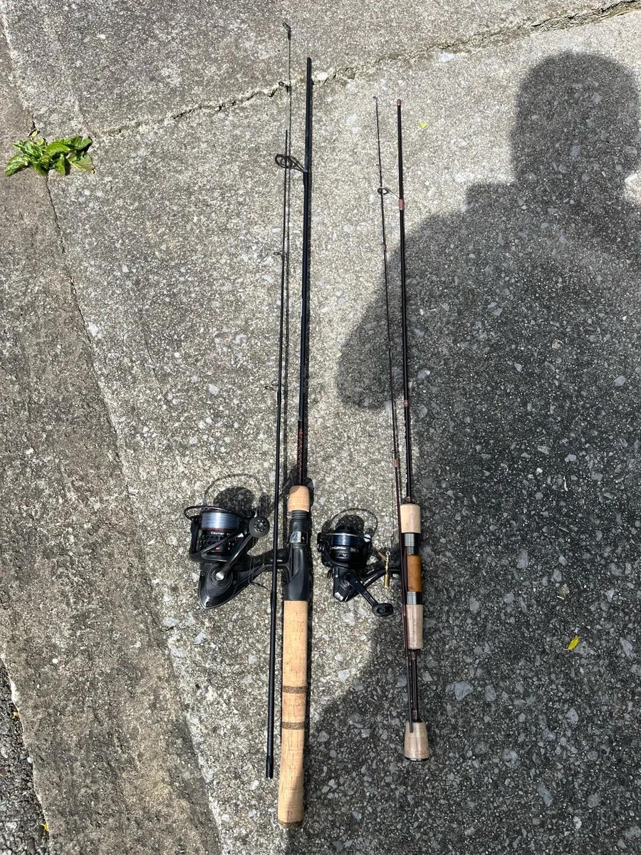 2 ultra light spinning rods and reels - Image 2