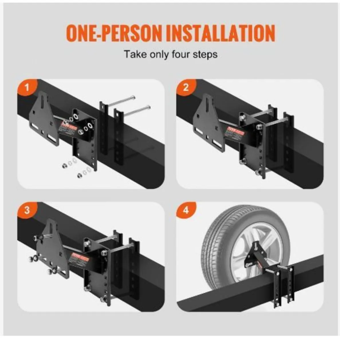 Spare Tire Carrier, Trailer Spare Tire - Image 4