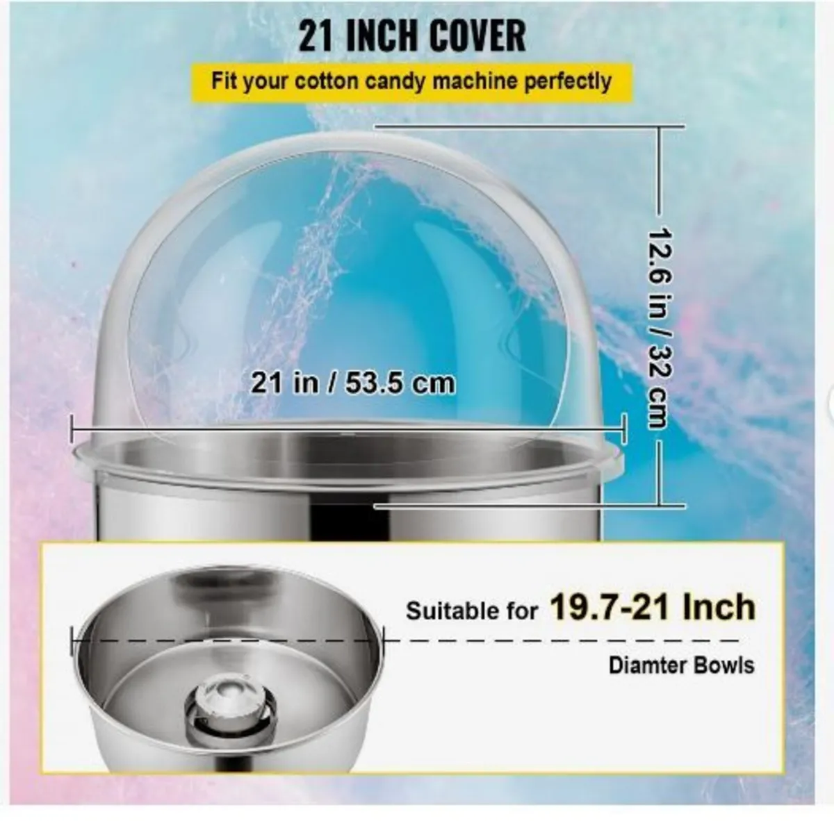 20.5" Diameter Candy Floss Cover - Image 4
