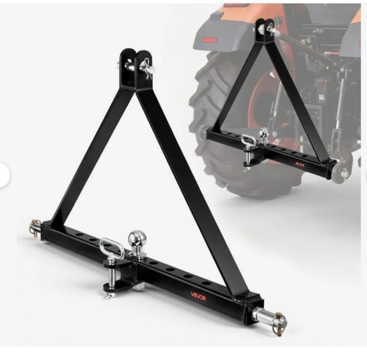 3 Point Trailer Hitch with Trailer Ball - Image 4