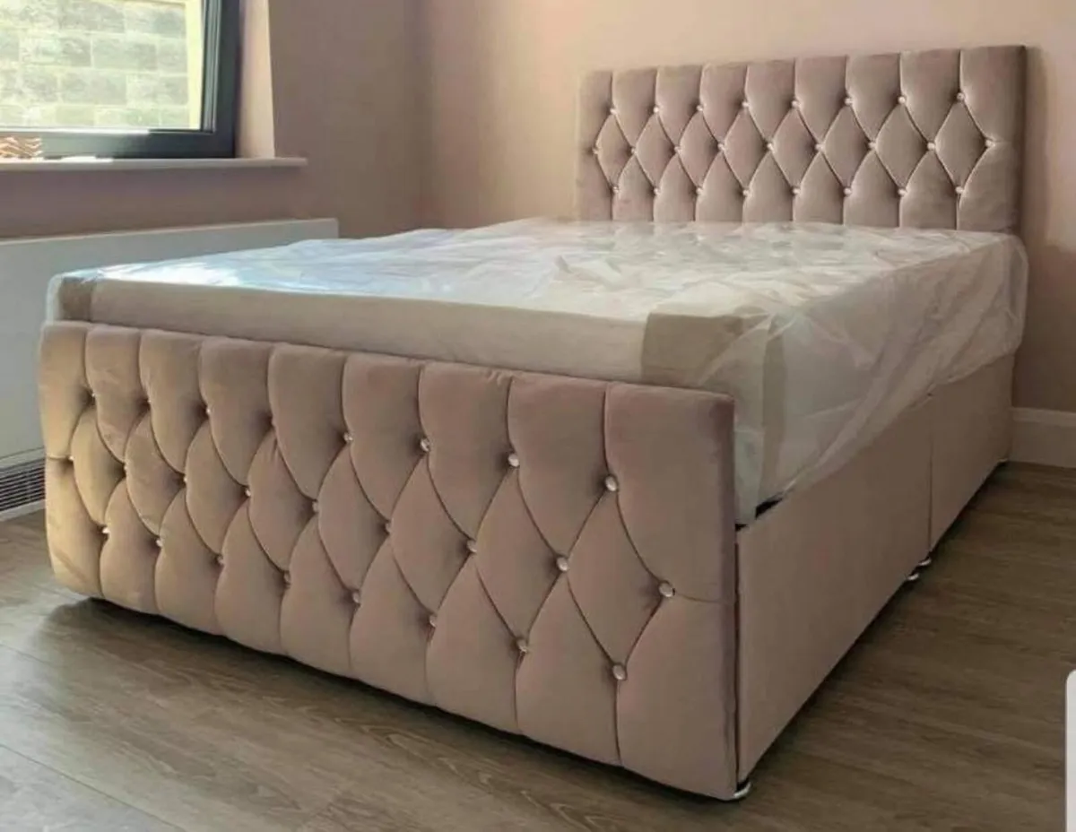 Free Delivery Divan Beds With Footboard - Image 2