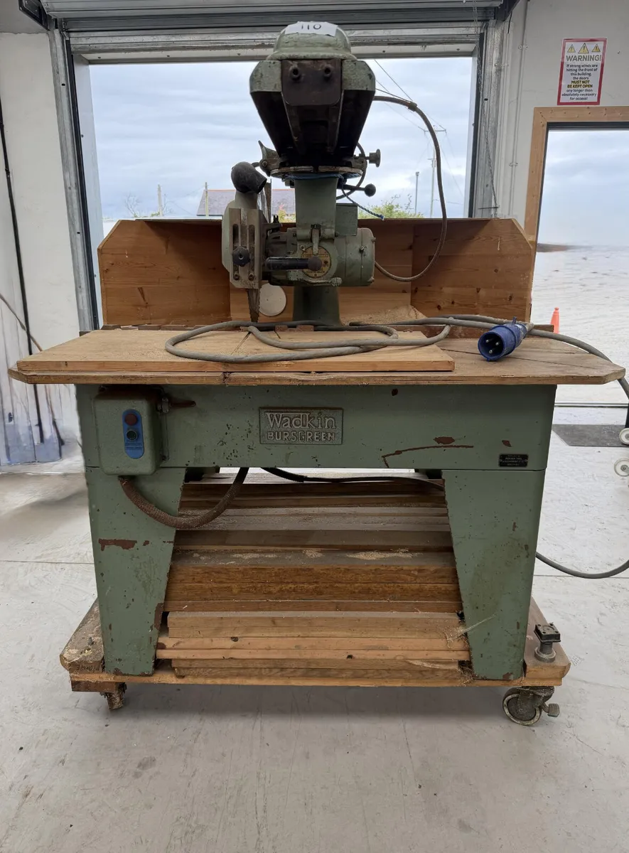 Wadkin Bursgreen Radial Arm Saw **Online Auction** - Image 1