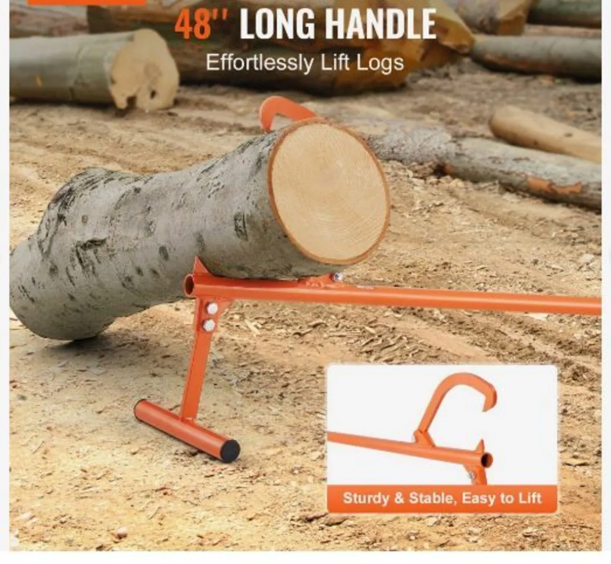 Timberjack, 48 in, Heavy Duty Log Lifter - Image 3